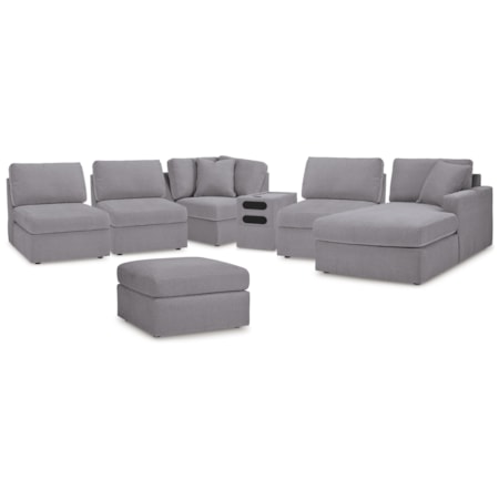 6-piece Sectional With Chaise And Ottoman