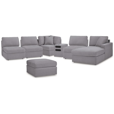 6-piece Sectional With Chaise And Ottoman