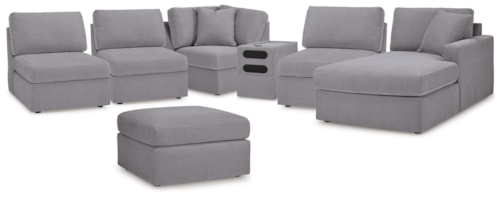 6-piece Sectional With Chaise And Ottoman