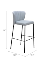 Zuo Linz Collection Transitional Barstool
