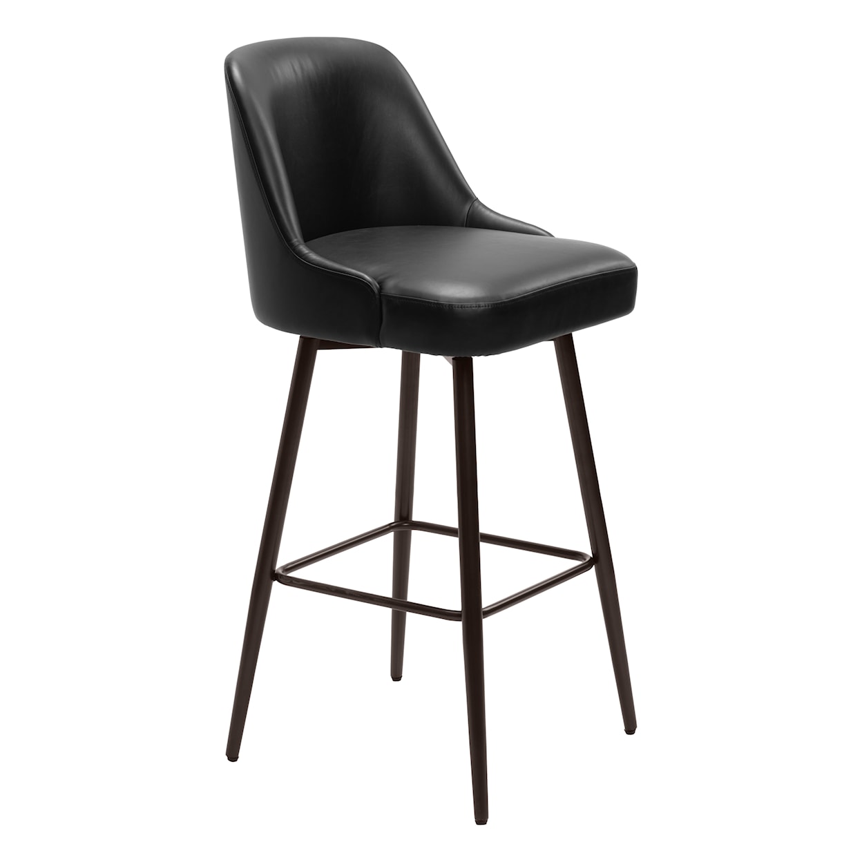 Zuo Keppel Collection Swivel Barstool