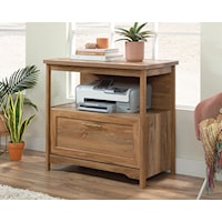 Coastal Lateral File Cabinet with Storage Shelf