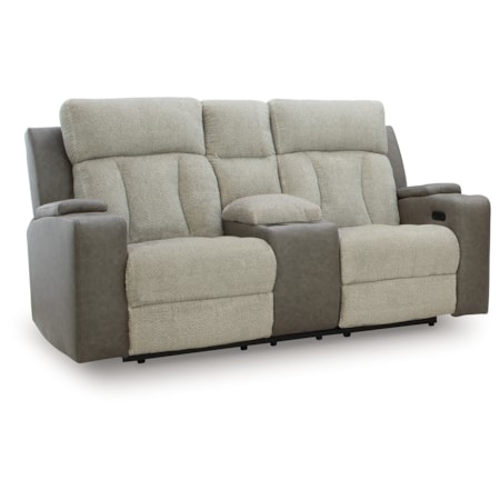 Pwr Rec Loveseat/Con/Adj Hdrst