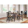 Ashley Furniture Signature Design Gesthaven Counter Height Dining Table Set (Set Of 5)