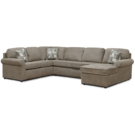 3-Piece Sectional Chaise Sofa