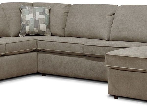 3-Piece Sectional Chaise Sofa