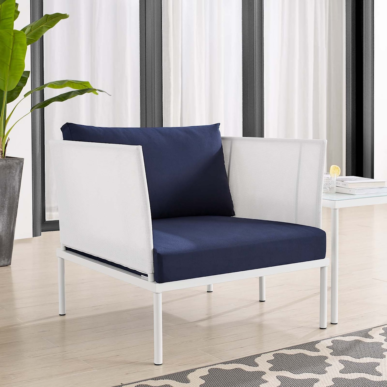 Modway Harmony Outdoor Aluminum Armchair