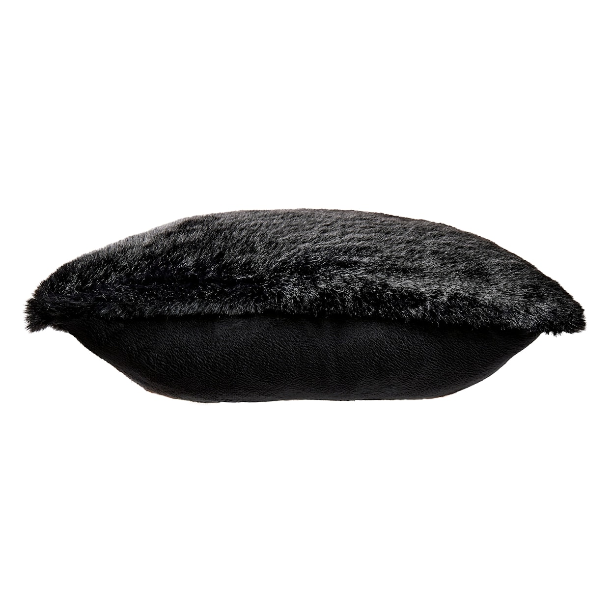 Signature Design Gariland Gariland Black Faux Fur Pillow