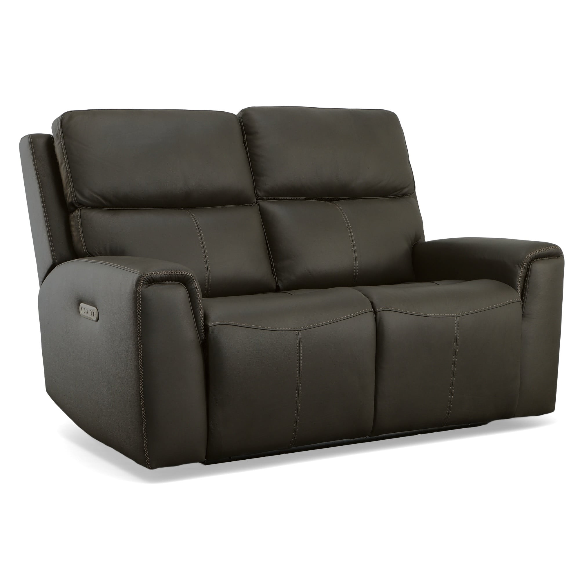 Flexsteel Latitudes - Jarvis 5601101 Leather Power Reclining Loveseat W ...