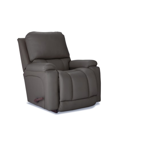 Casual Rocking Recliner with Bucket Seat
