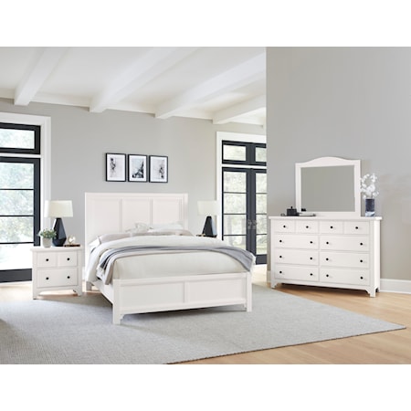 4-Piece King Panel Bedroom Set