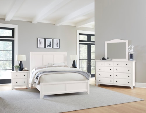Farmhouse 4-Piece King Panel Bedroom Set