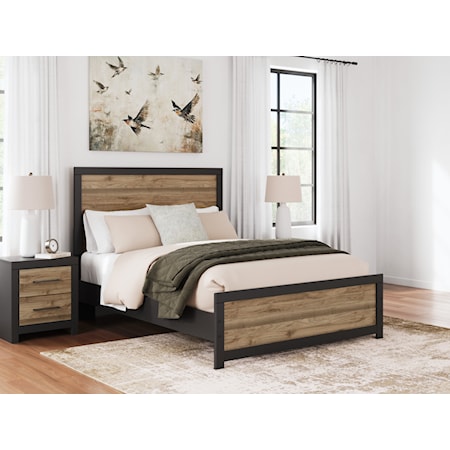 Queen Panel Bed