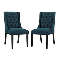 Dining Chair Fabric Set of 2