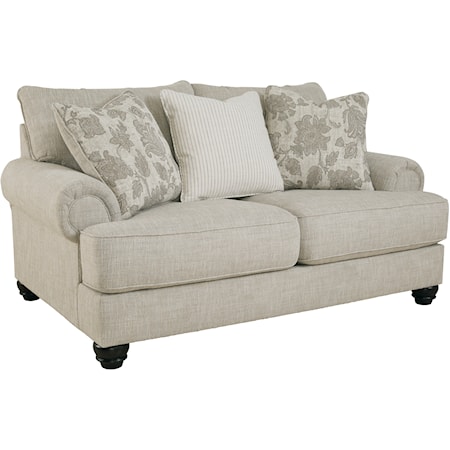 Loveseat with Rolled Arms