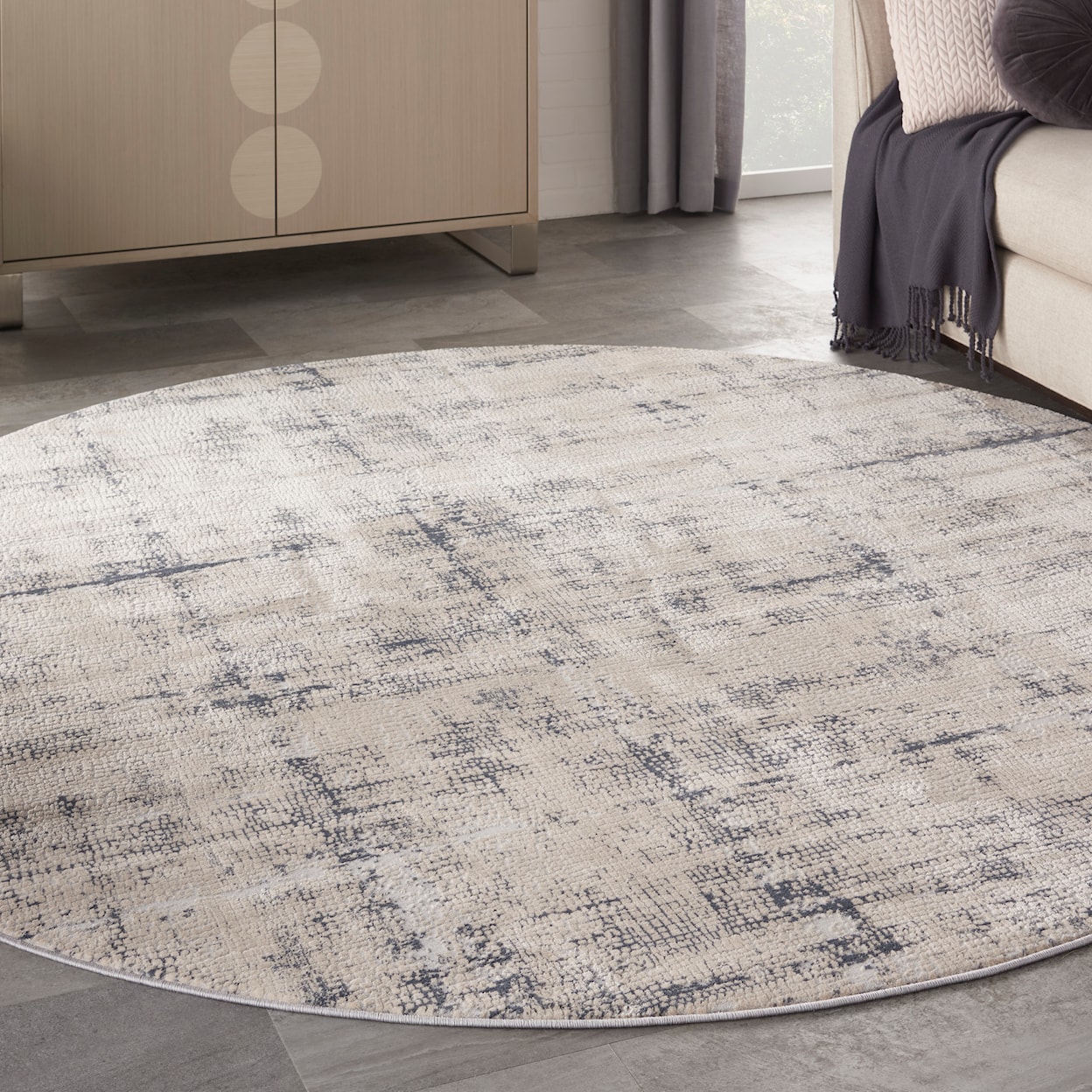 Nourison Rustic Textures 7'10" Round  Rug