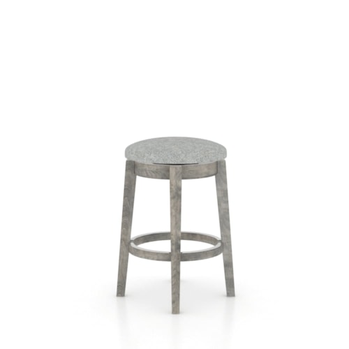 Contemporary Customizable Swivel Counter Stool