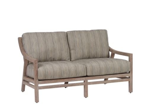 Contemporary Outdoor Loveseat