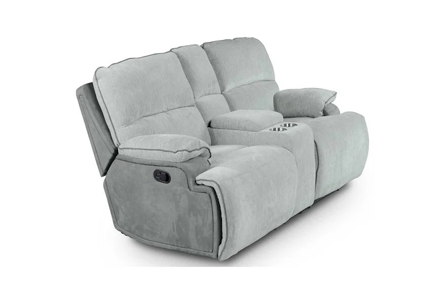 Cyprus Manual Reclining Console Loveseat by Steve Silver at Galleria Furniture, Inc.