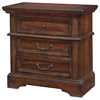 Traditional 3-Drawer Nighstand