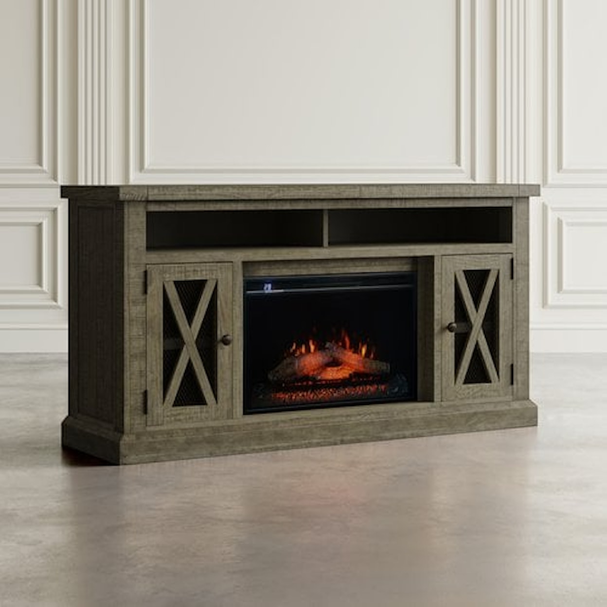 VFM Signature Telluride Fireplace with Logset