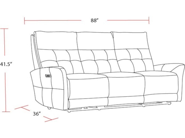 Power Reclining Sofa and Recliner Set