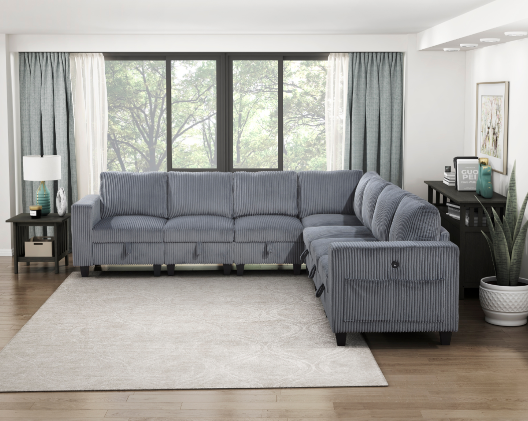 7-Piece Sectional Sofa