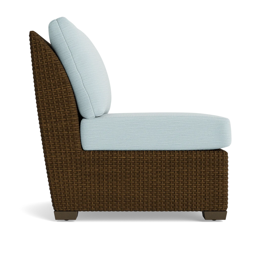 Wicker Armless Chair