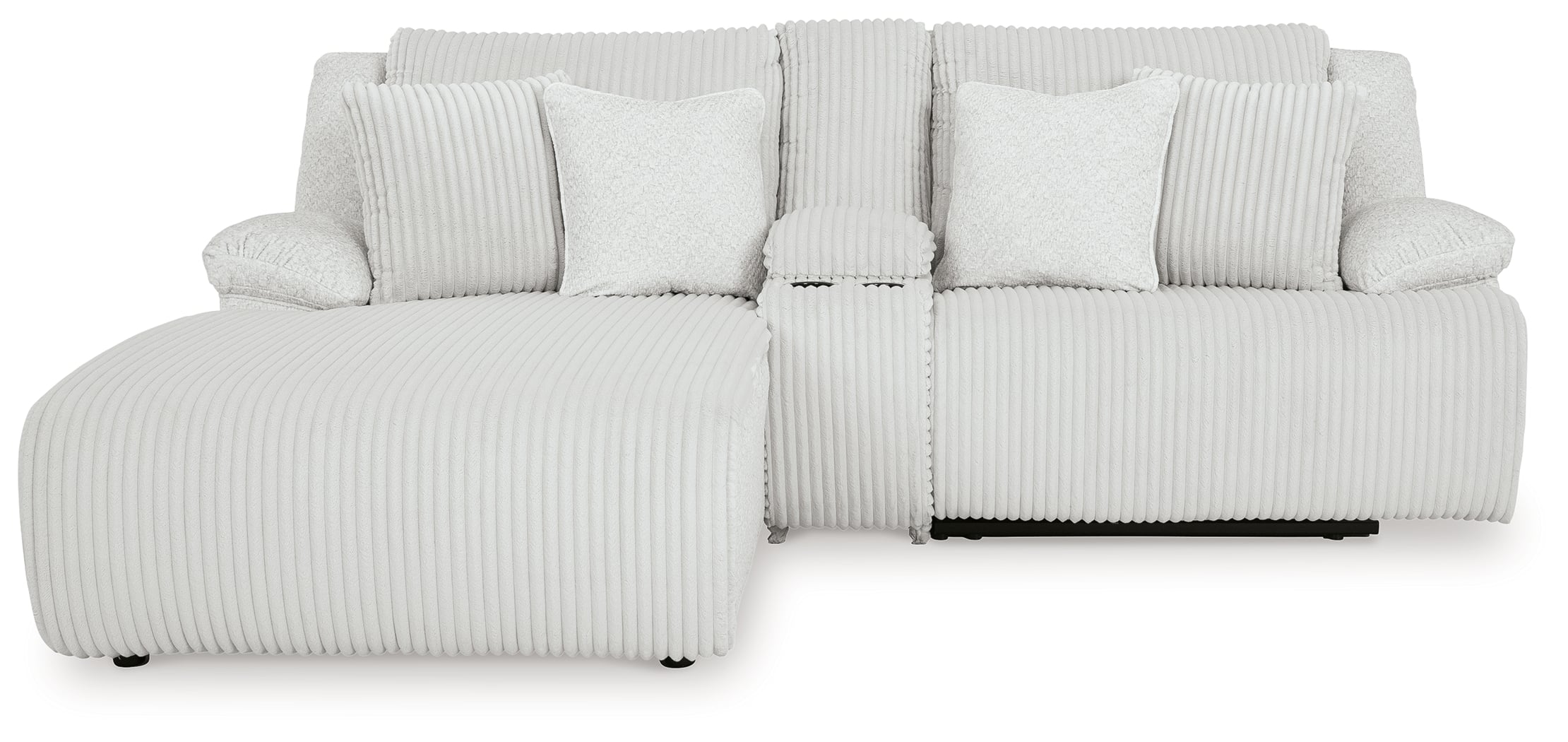 3-Piece Reclining Sectional Sofa With Chaise