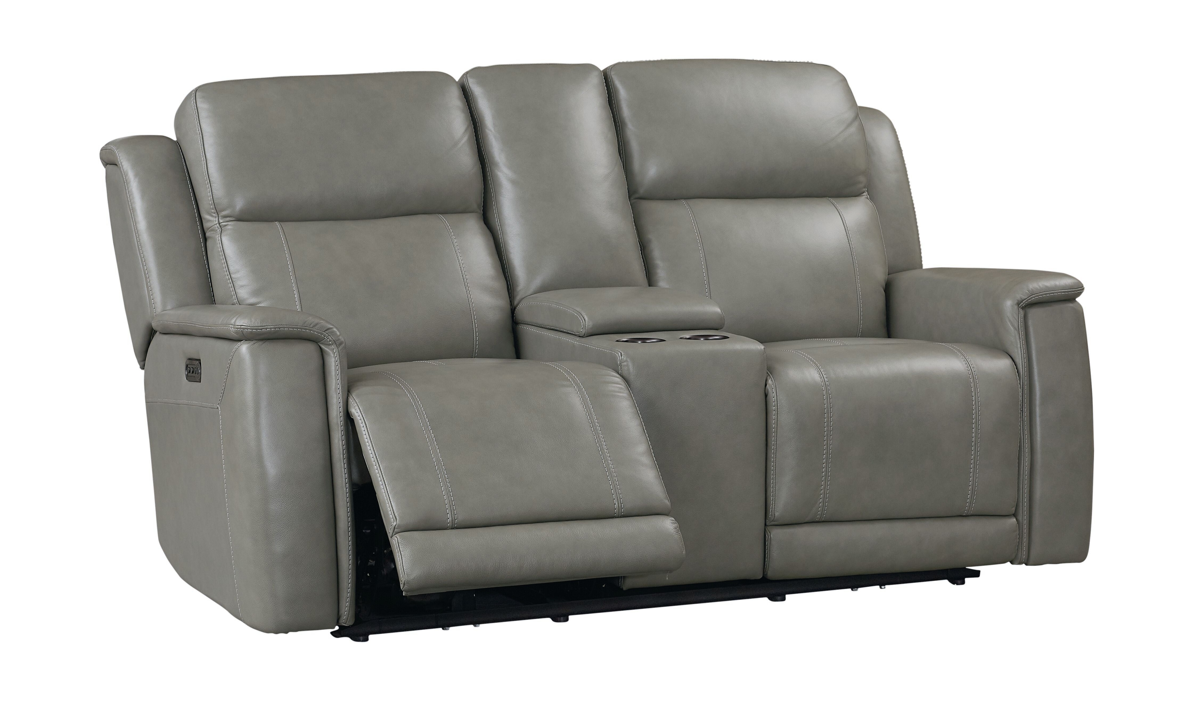 Bassett Club Level Conover 3743PC42L Casual Power Reclining Console
