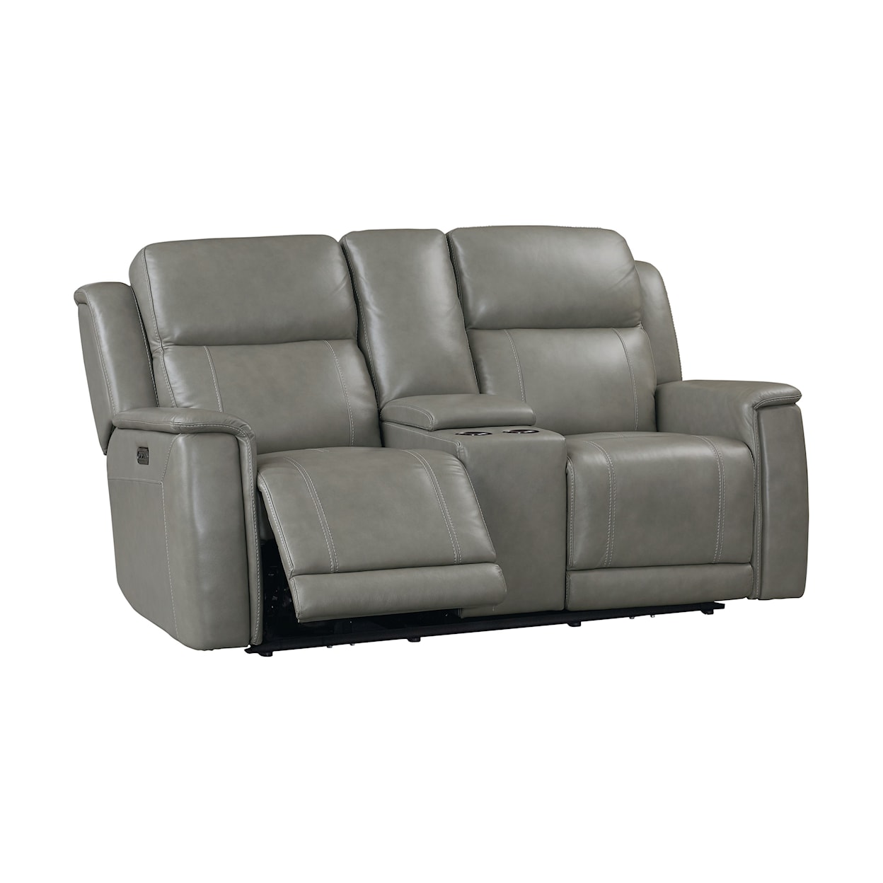 Bassett Club Level - Conover Power Reclining Console Loveseat