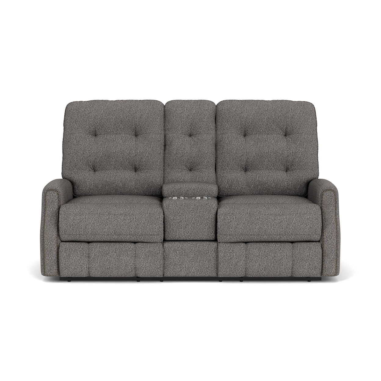 Flexsteel Devon Power Reclining Loveseat w/ Power Headrest