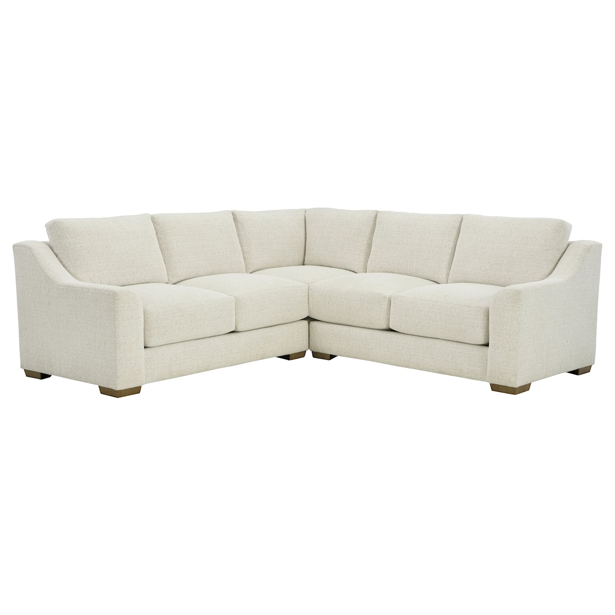 Hickory Craft 735450BD 3-Piece Sectional Sofa