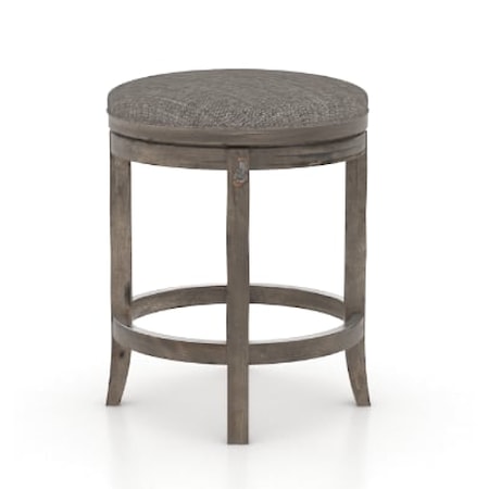 Upholstered Swivel Counter Stool