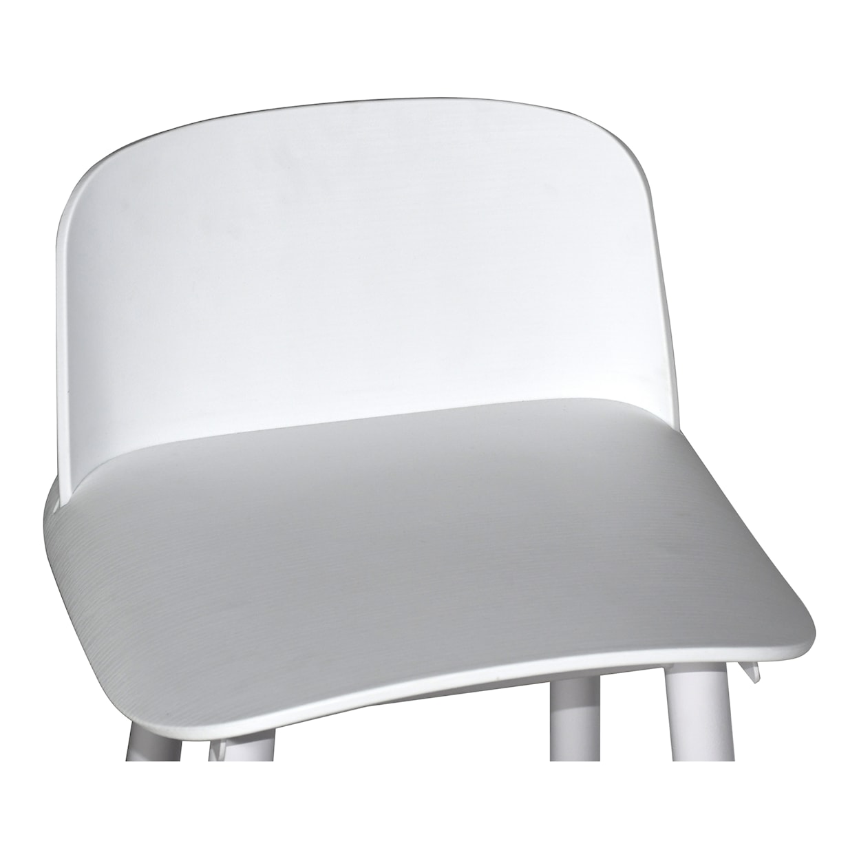 Moe's Home Collection Looey Looey Counter Stool White-M2