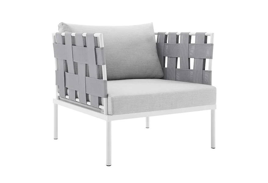 Harmony Outdoor Aluminum Armchair by Modway at Value City Furniture