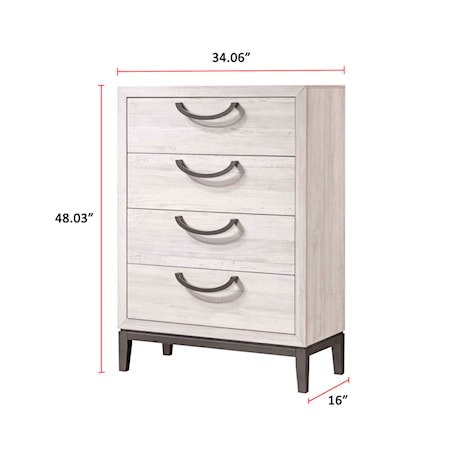 4-Drawer Bedroom Chest