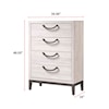 Crown Mark VEDA 4-Drawer Bedroom Chest