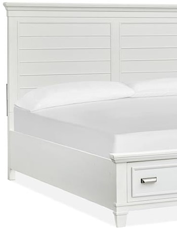 Complete King Panel Storage Bed