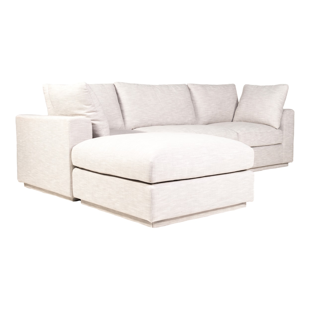 Moe's Home Collection Justin Justin Lounge Modular Sectional Taupe