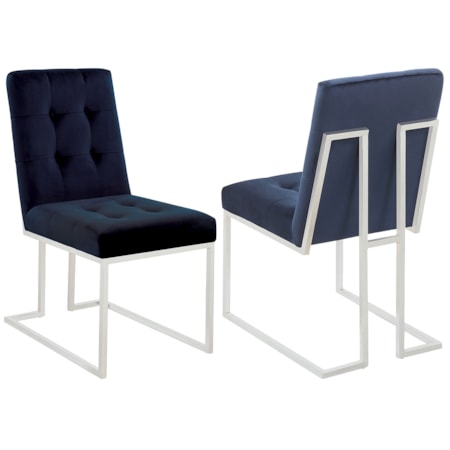 Cisco Velvet Dining Side Chair
