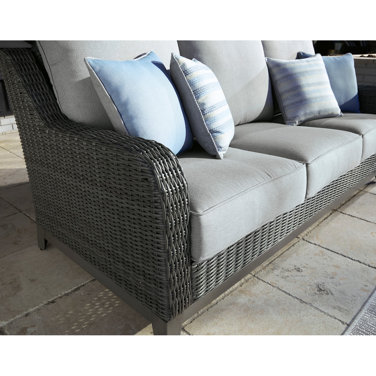 Signature Design by Ashley Elite Park Outdoor Sofa with Cushion