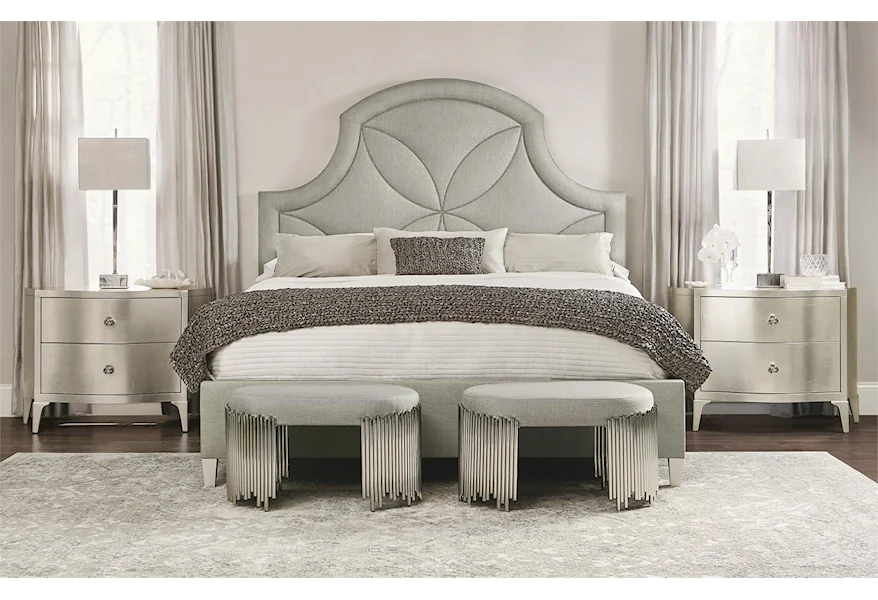 Calista 5-Piece Bedroom Set with Benches by Bernhardt at Baer's Furniture