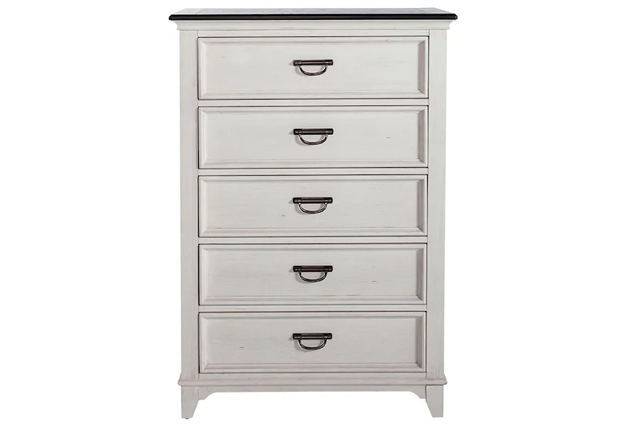 Allyson Park 5-Drawer Chest by Liberty Furniture at Esprit Decor Home Furnishings