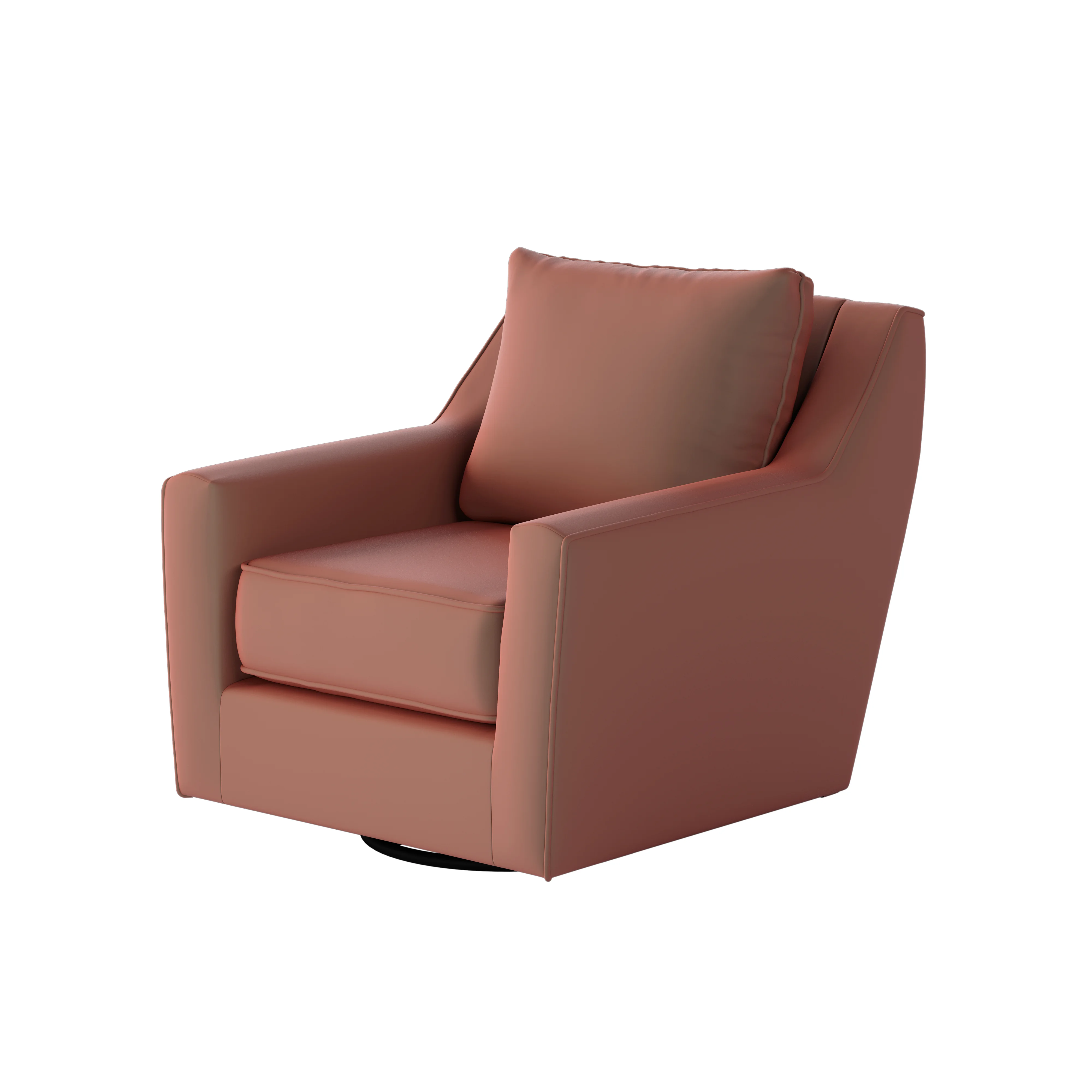 Fusion Furniture Grab A Seat 6702GC Geordie Clay Swivel Glider Chair