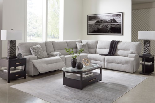 6-Piece Power Reclining Sectional