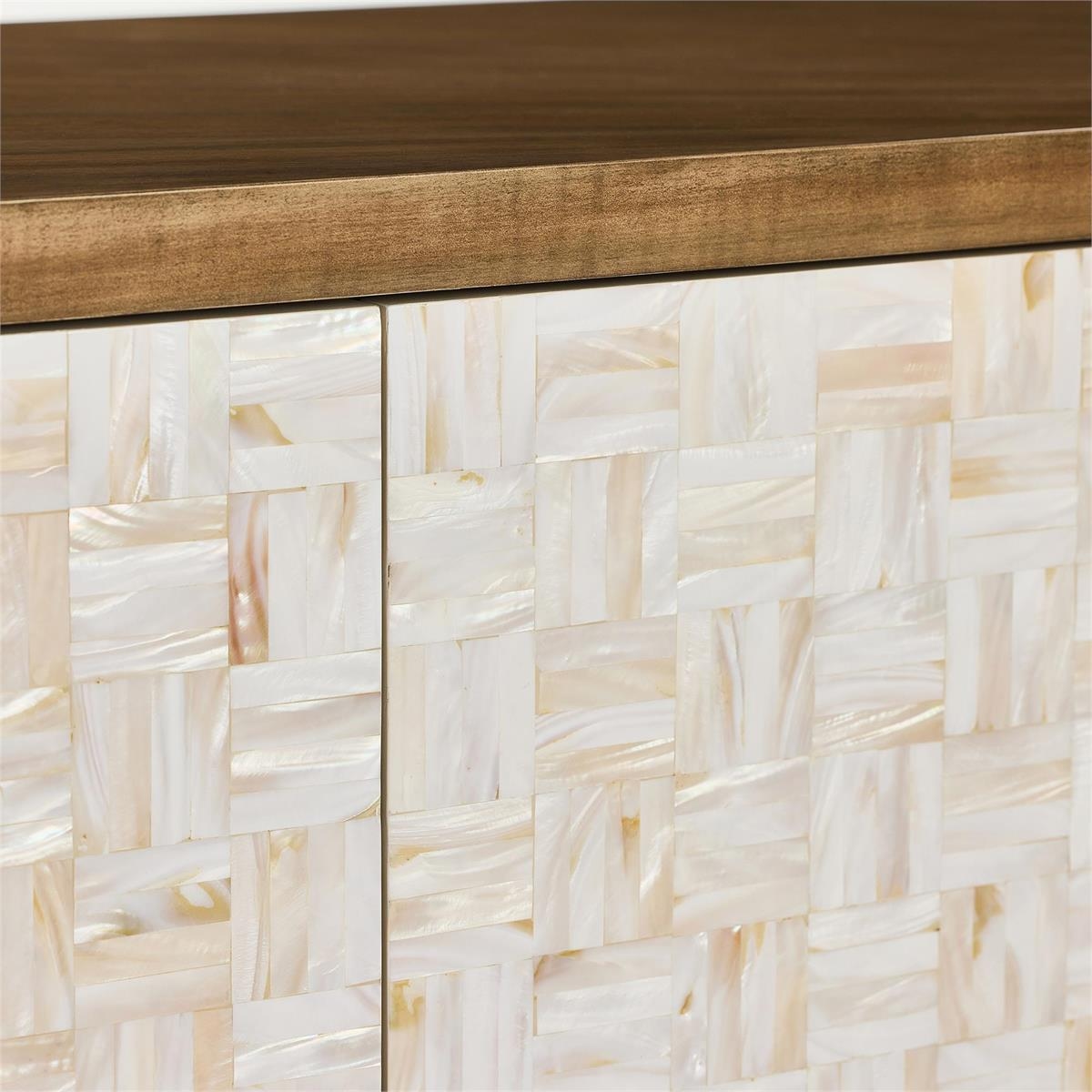 4-Door Credenza w/Dimmable LED Lighting