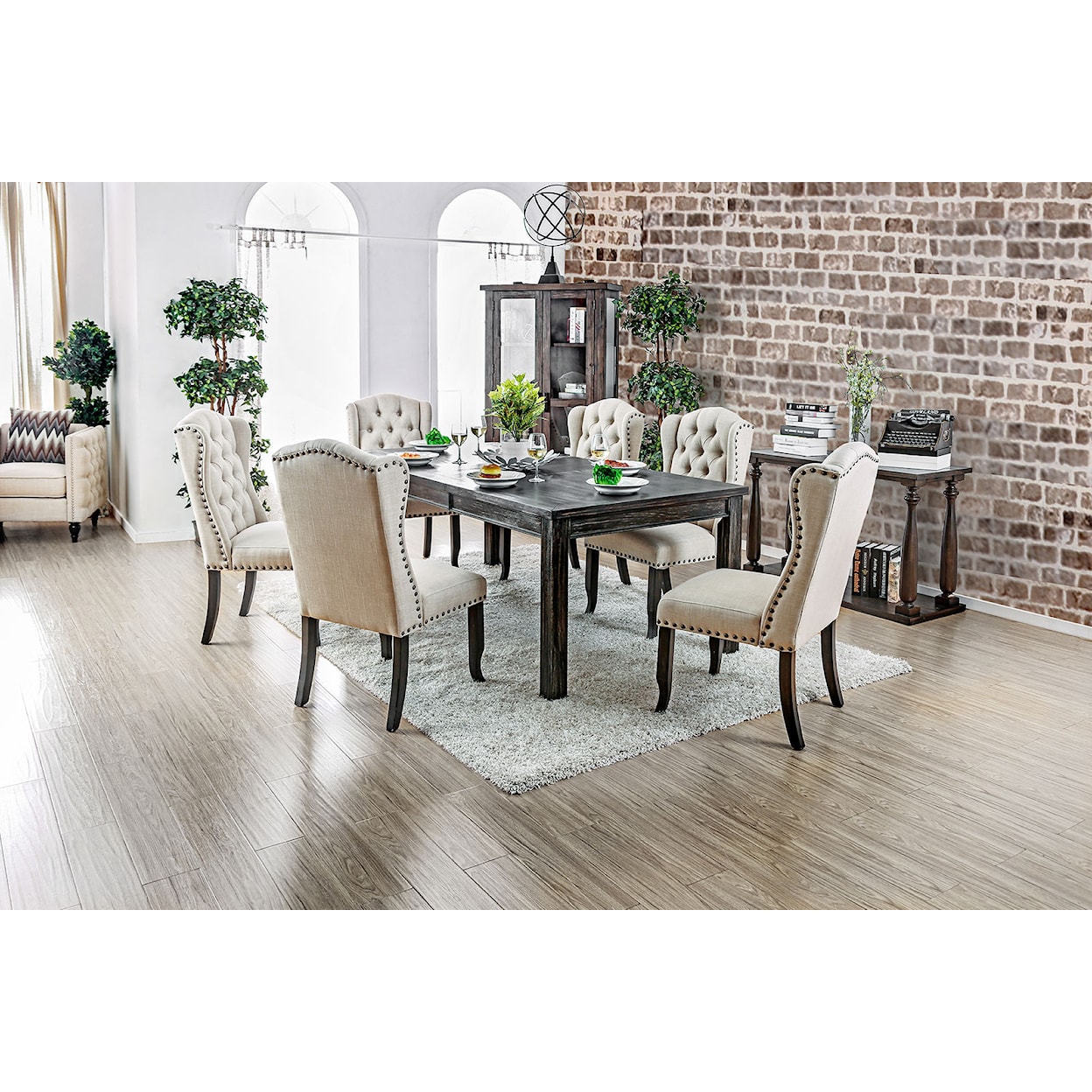 FUSA Sania III 84" Dining Table