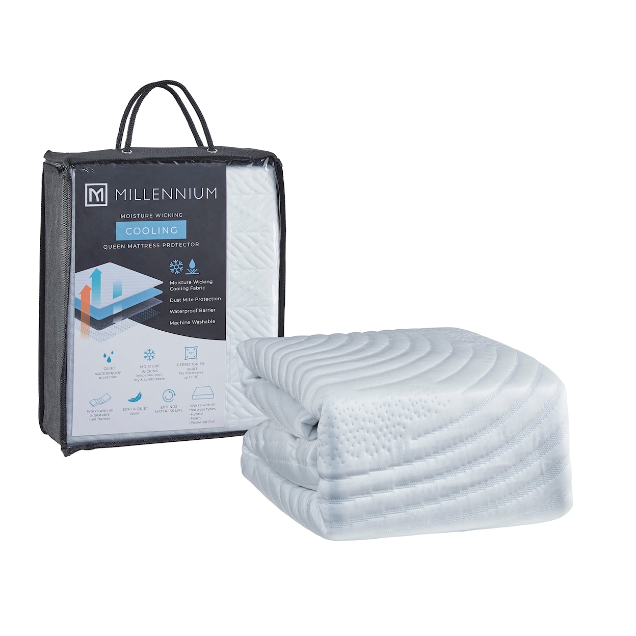 Sierra Sleep Extra Cooling Protector Twin Mattress Protector