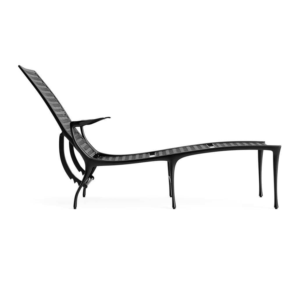 Classic Adj. Cast Aluminum Chaise Lounge